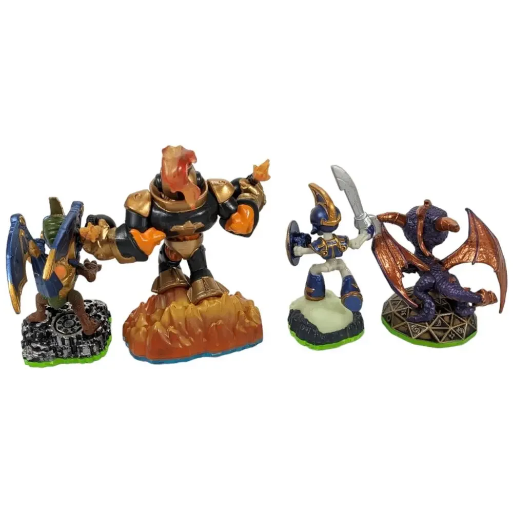 Skylanders Figures Activision Toys Drobot Blast Zone Legendary Chop Chop Spyro
